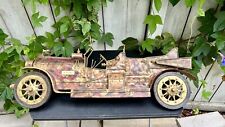 1907 Rolls Royce Brass with Rubber Tires Wall Art Large 36