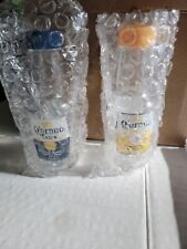 Corona Miniature Salt & Pepper Shaker Set 2oz Glass Bottles Bar Restaurant New picture