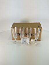 Princess House French Lead Crystal Set Of Four Vintage Champagne 5.5 Ounces picture