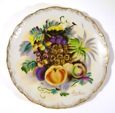 Vintage Hand Painted Ucagco 8-1/4” fruit plate - signed picture