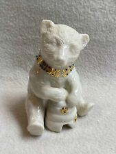 Lenox China Jewels Honey Bear with Bee Hive Figurine picture