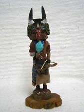 Hopi Native American Kachina Doll Full Figure Badger by Marlon Huma picture