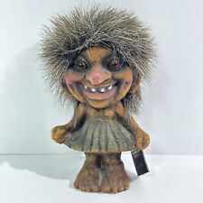 Ny Form Smiling Girl Troll #115 Made In Norway 6” Tall NEW NWT VINTAGE picture