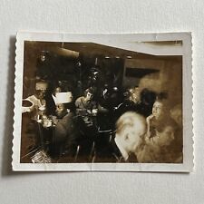 Vintage Snapshot Photograph Diner Black African American Women Unique Exposure picture