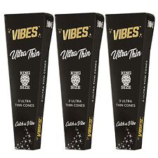 Vibes Ultra Thin King Size Cones - 3 Pack picture