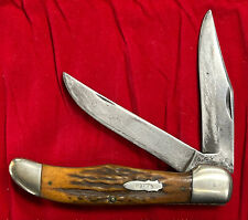 Vintage Pre-1940 Case XX Tested Stag Handle 2 Blade 5265 SAB Folding Hunter R180 picture