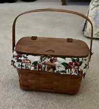 Longaberger 1990 Purse Basket with liner picture