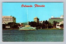 Orlando FL-Florida, Centennial Fountain, Antique, Vintage c1971 Postcard picture