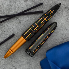 Diplomat Elox Martix Black/Orange Rollerball Pen, Made in Germany, New in Box picture