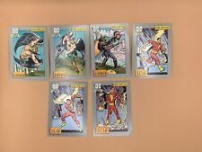1991 DC Comics Hero Heritage Hawkman and Shazam Lot x6 picture