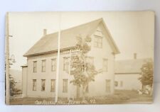 RPPC Blaine Maine Odd Fellows Building 97 Early 1900's Antique picture
