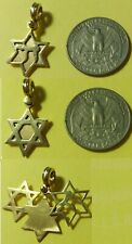 Judaica. vintage medallion magen david. gold 585. picture