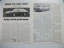 NISSAN DATSUN 240Z 260Z 280ZX FROM 1970 TO 1983 SECONDHAND CAR BUYING GUIDE picture