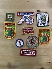 Lot of 9 Vintage Boy Scouts of America and Craftsman patches  picture
