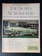 Vintage 1954 DeSoto Automatic Print Ad picture