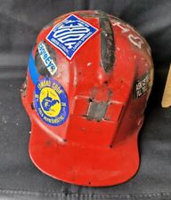 Vintage MSA Comfo - Cap Tiger Striped Low Vein Coal Miners Helmet  picture