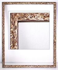 Ornate Silver Leaf Picture Frame Antique Worm Wood Silver Champagne/Red 24x30 picture