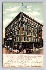 Newark NJ-New Jersey, Coleman National Business College, Vintage c1908 Postcard picture