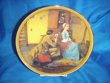 1987 Portrait for Bridegroom Norman Rockwell Edwin M. Knowles Collectible Plate picture