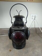 Vintage LH Adlake Chicago Non-Sweating 4 Way Railroad Lamp Converted to Electric picture