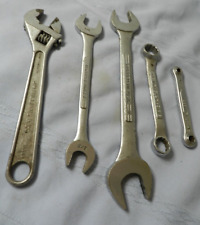 #1 FIVE  VTG Wrenches CRAFTMAN Vaco J H WILLIAMS picture