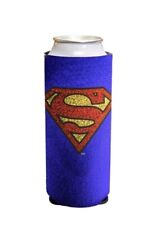  Superman (DC Comics) Glitter Can Cooler For Slim Cans. Brand New. picture