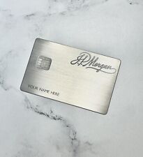 JP Morgan Reserve CUSTOM Palladium Silver Metal Novelty Card - FAST USA SHIPPING picture