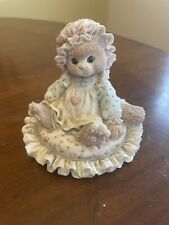 Enesco Calico Kitten “Just Thinking About You” Vtg Figurine 1992 Perfect  picture