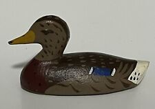 Vintage cast iron Hubley duck paperweight camp rustic western nautical decoy picture