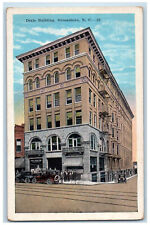 c1920's Dixie Building Greensboro North Carolina NC Antique Unposted Postcard picture