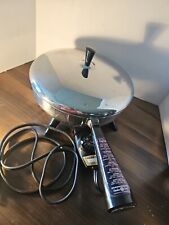 VINTAGE FABERWARE STAINLESS MODEL 300A - 10.5” FRY PAN WITH HEAT CONTROL AND LID picture