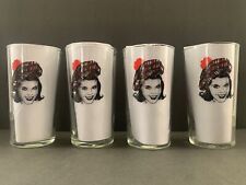 4 Vintage Sandy’s Hamburgers Restaurant Drive-In Drinking Glasses picture