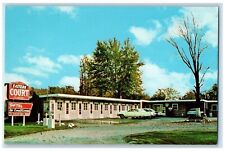 c1950's Eastern Court Motel Cars New Haven Indiana IN Unposted Vintage Postcard picture