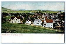 c1905 Overlooking Houses Settled In 1761 Bennington Vermont VT Vintage Postcard picture