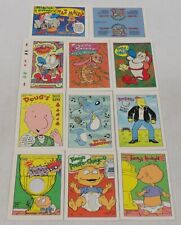 1993 Topps Nicktoons Activity Cards Subset of (11) - Ren Stimpy Rugrats Doug picture