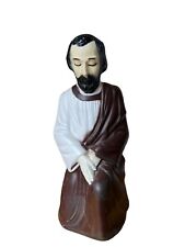 Vintage 1982 Empire Blow Mold BROWN Joseph Christmas Lighted Nativity picture