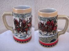 Budweiser 1988 Collectors Series Beer Stein Mug Clydesdales Horses FATHERS DAY  picture