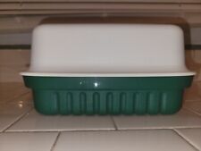 Vintage Tupperware Rectangular Bowl with Moveable Divider picture