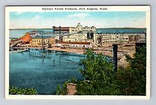 Port Angeles WA-Washington, Olympic Forest Products, Antique Vintage Postcard picture