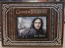 Game Of Thrones Inflexions Jon Snow U.K. Stamp Insert Card S4 Kit Harrington  picture