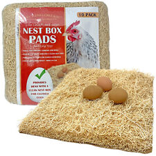 (USA) Nest Box Pads 10 Pack, Made with Great Lakes Aspen Excelsior Wood Fibers picture