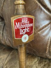 Vintage Old Milwaukee Wooden Beer Tap Handle picture
