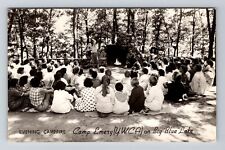 Big Blue Lake MI-Michigan, RPPC YWCA Camp Emery, Real Photo Vintage Postcard picture