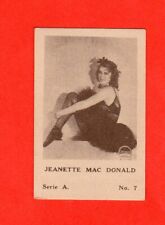1930's Jeanette MacDonald  Spanish Dos Amigos Film Card Very Rare  picture