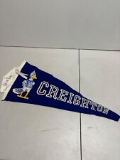 Vintage Creighton University Felt Flag Pennant picture