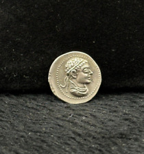Authentic Unique Beautiful Ancient Roman Greek Solid Silver Coin picture