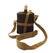 WWII UK British Army P37 Canteen With Wool Cover Strap picture