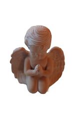 Terra Cotta Angel Praying Cherub Statue picture