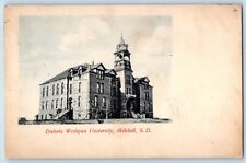 Mitchell South Dakota Postcard Dakota Wesleyan University 1907 Vintage Antique picture