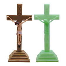 Luminous Cross With Stand Standing Crucifix Glow-in-the-Dark Decorative Crosse picture